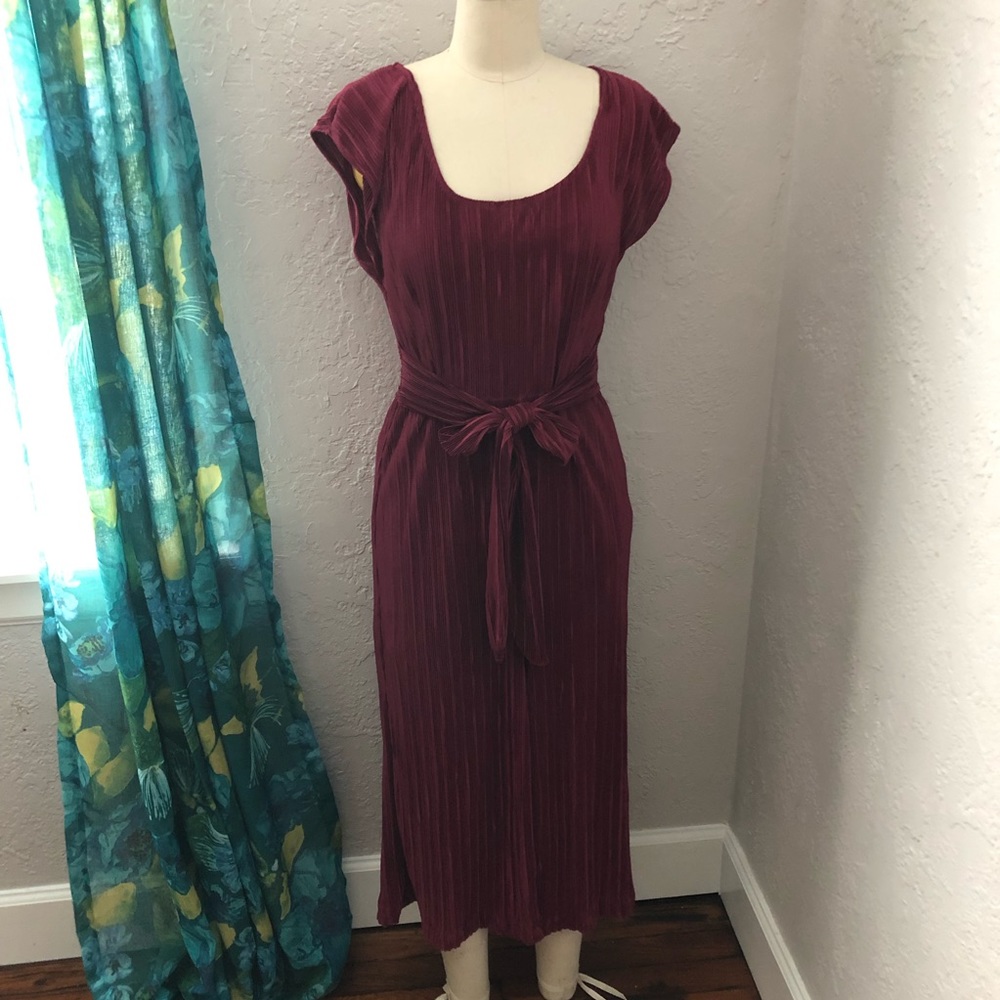 Anthropologie Sonata Jumpsuit by Maeve Wine 8 - Picture 3 of 8